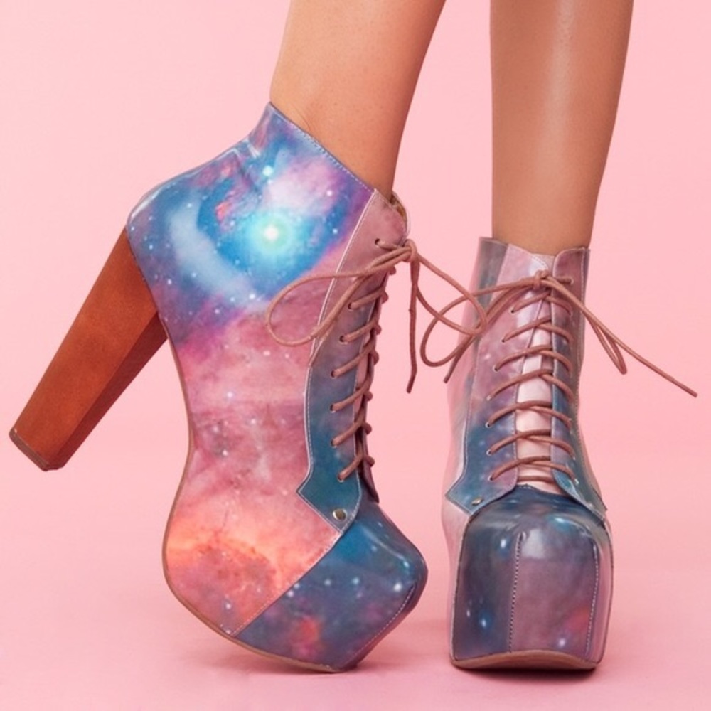 Jeffrey Campbell - LITA Cosmic Galaxy boot - sz 6
